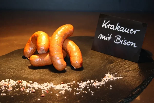Krakauer mit Bison